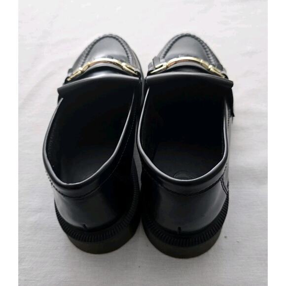 Doc Dr. Martens Adrian Snaffle Loafers Black Leather Size Women’s 9 Men’s 8 - Picture 6 of 10